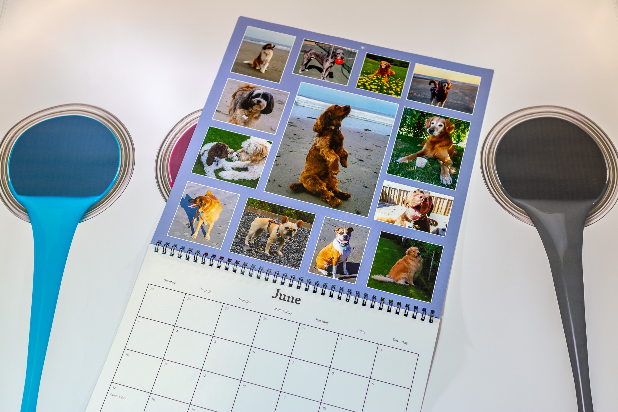 photo desktop calendar personalized in uk