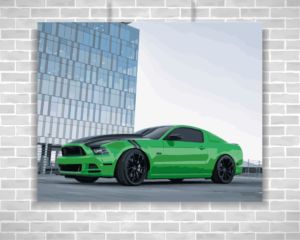 Ford S197 Mustang Vector Art Print - Blend4 | Design. Print. Package. Fulfill.